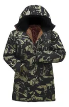 Comprar Casaco De Lã De Manga Comprida Parkas Masculino Comfortable 