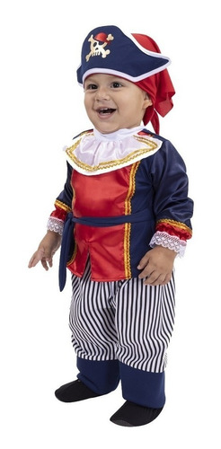 Disfraz Capitan Pirata Bebe