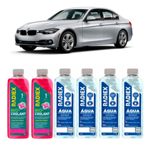 Kit Aditivo Radiador 6 Litros Superconcentrado Bmw 320