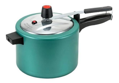 Panela De Pressão 7,0l Verde Tiffany Antiaderente Teflon