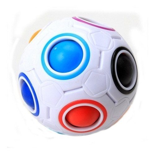 Yj Pelota Arcoiris Futbol Cubo Rubik Juego Mental 