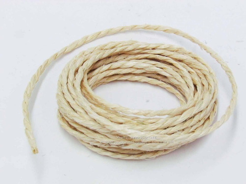 Rolo Corda Fio Sisal 4mm Rolo De 330 Metros Para Artesanato