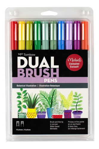 Tombow Dual Brush Doble Punta Pincel Botanical Ilustration B