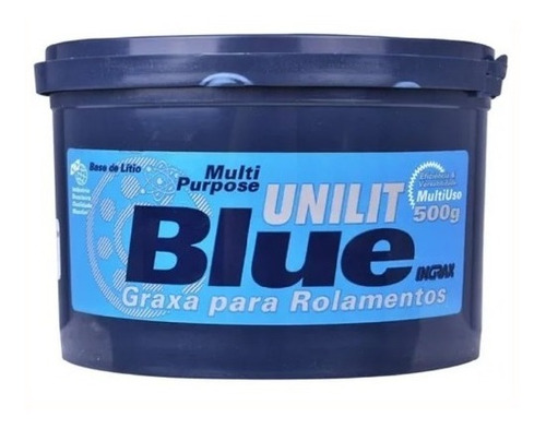 Graxa De Litio Multi Aplicações Ingrax 500g Azul