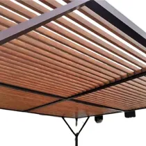Comprar Pérgola De Hierro Y Madera Herrería Ar - Sombra Exterior