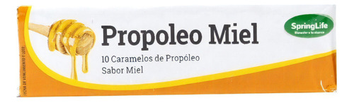 Propoleo Miel Caramelo Springlife X10