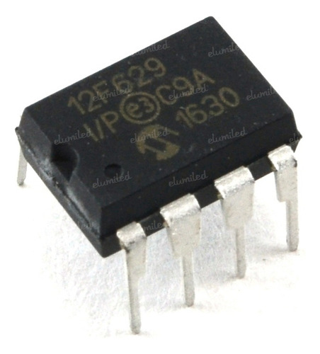 Pic12f629-i-p Micro 8-bits (flash Eprom) (dip-8) Pack X2
