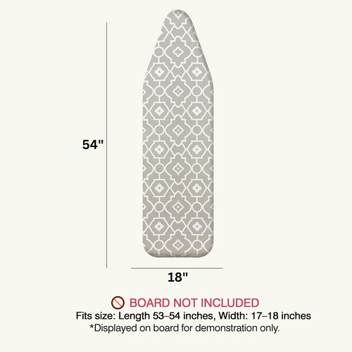 Funda Y Almohadilla Para Tabla De Planchar Algodón Extra Gru