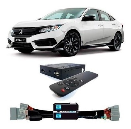 Desbloqueio Tela Honda Civic 2017, 2018 + Tv Hd Faaftech