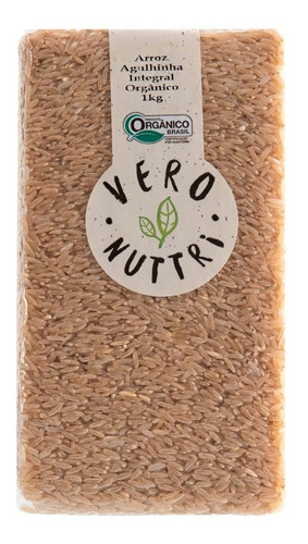 Imagem 2 de 2 de Arroz Agulhinha Integral Orgânico 1kg Vero Nuttri