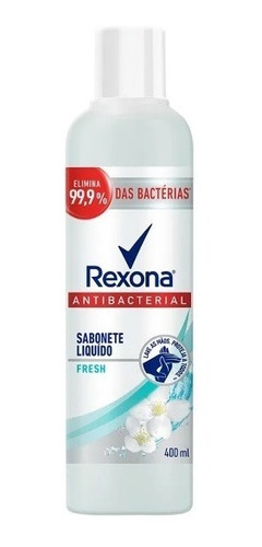 Imagem 1 de 2 de Sabonete Líquido Rexona Antibacterial Fresh 400ml