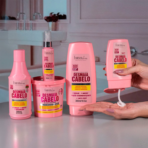 Leave-in Desmaia Cabelo 5 Em 1 Forever Liss 140g