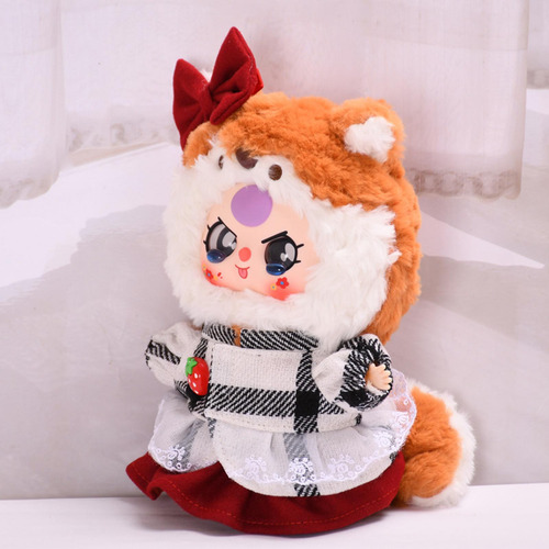 Figura De Peluche Con Abrigo Y Falda, Ropa Para Muñecas,