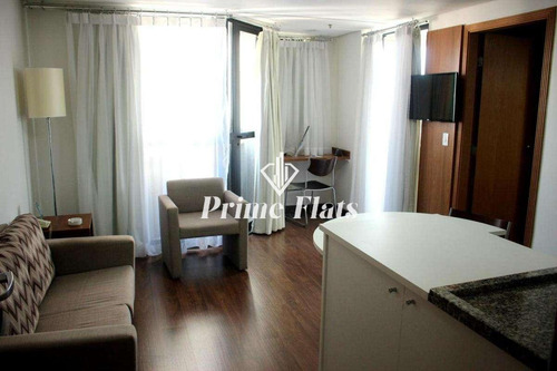 Imagem 3 de 18 de Flat Para Venda No Aparthotel Twin Towers, Com 1 Dormitório - 85151