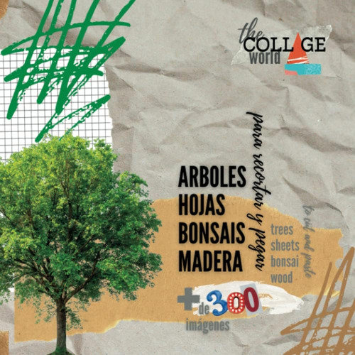 Libro: Arboles, Hojas, Bonsais, Madera, Para Recortar Y Pega