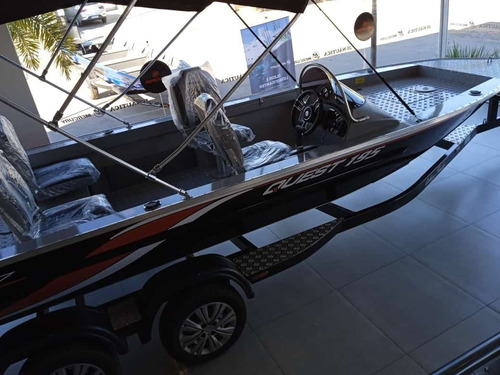 Lancha Metalboat Quest 195 Mercury 115 Reboque 2 Eixo