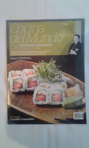 Revista  Cocina Del Mundo  #6 Sushi (roberto Nishida)