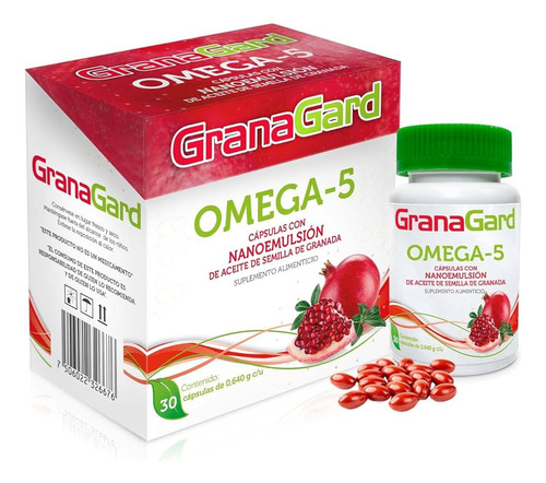 Granagard Omega 5 Nanotecnología Aceite Semilla Granada 30ct