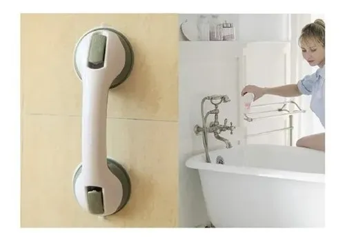 Manilla Agarradera De Ayuda Para Baño/ducha Color Blanco