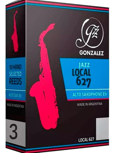 Caña Gonzalez Local Jazz 627 Para Saxo Alto N° 3 Por Unidad 