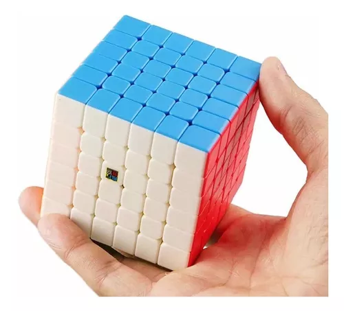 Cubo Mágico Profissional Moyu MF6 6x6x6 Preto