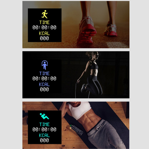 Imagen 7 de 10 de Reloj Inteligente Smartwatch Deporte Act Cardiaca 1,3 Y68