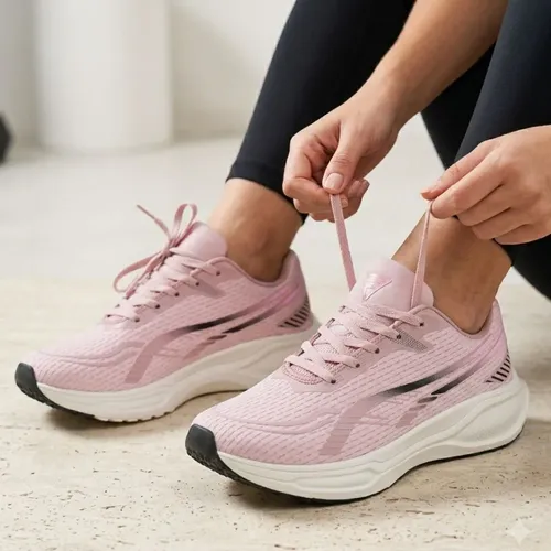 Tênis Elite Unissex Design Premium Rosa Academia Caminhada
