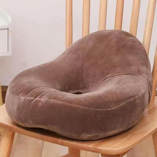 Cojín De Asiento De Almohada De Asiento En Donas, Café