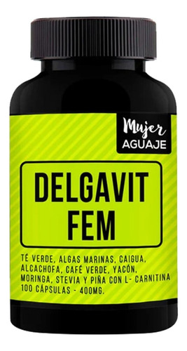 Delgavit Fem 400mg Mujer Aguaje Cápsulas