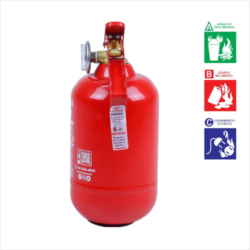 Imagem 3 de 5 de Extintor Abc Automotivo Uno Palio Fiorino Strada 5 Anos 1kg