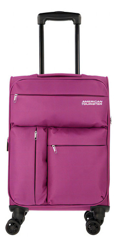 Maleta American Tourister New Rio De Cabina Morada Color Morado