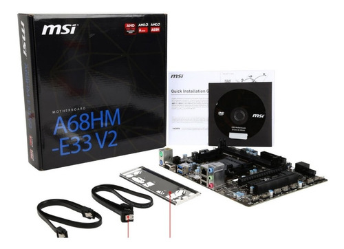 Placa Mãe Mb Msi Fm2 Fm2+ A68hm-e33 V2.0 Hdmi