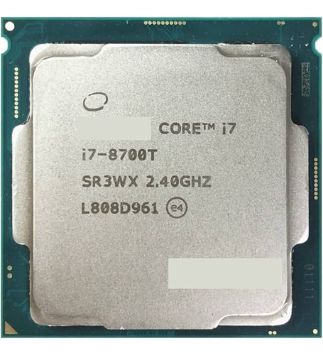Procesador Intel I7 8700t 1151 Octava Generacion 12mb Cache (Reacondicionado)