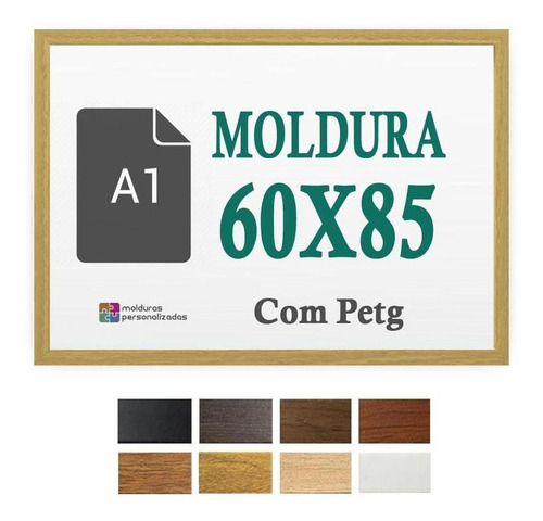 Moldura Cru 60x85 Cm A1 Impresso Poster Arte Quadro Petg