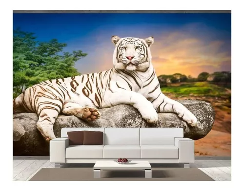 Tigre branco Modelo 3d