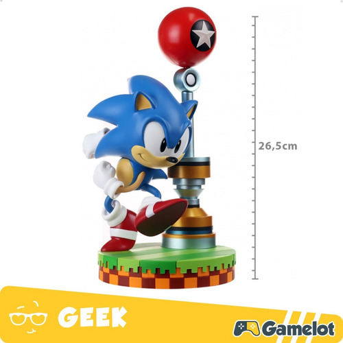Imagem 2 de 5 de Action Figure Estátua Sonic The Hedgehog Standard Edition