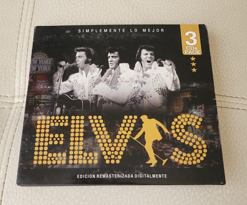 Cd Elvis Presley Simplemente Lo Mejor 3 Cds
