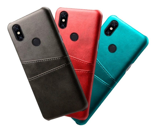 Estuche Protector Tipo Cuero Para Xiaomi Mi 8 Lite