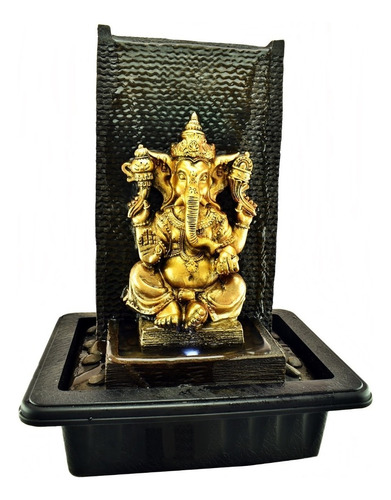 Fuente De Agua Ganesh 40cm Pared De Agua Cascada Deco Zen Zn