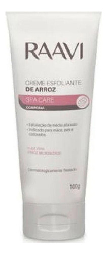 Creme Esfoliante De Arroz Raavi 100 G 