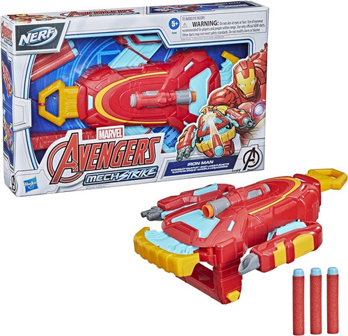 Nerf Marvel Avengers Iron Man Lanzador Guante De Ataque