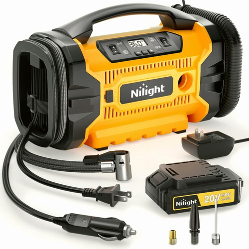 Nilight Compresor De Aire Portátil E Inflador De