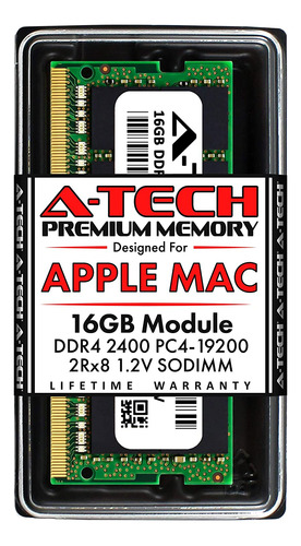 Memoria Ram A-tech, 16 Gb, Ddr4 2400 Mhz, Sodimm, 260 Pines,