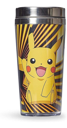 Pokemon Pikachu Taza De Viaje  Vaso De Coche Sin Bpa De .