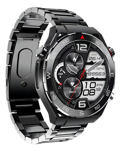 Smartwatch Hw5 Ultimate Amoled + 3 Pulseiras Black Friday Caixa Preto