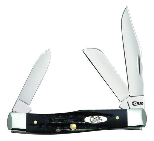 Case 65012 Jigged Buffalo Horn - Medium Stockman (bh3032 Ss)