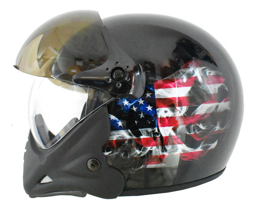 Capacete Peels F21 Estados Unidos Usa Moto Custom Queixeira