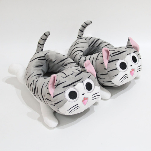 Imagen 9 de 10 de Pantuflas Gato Chii Cerradas Kawaii
