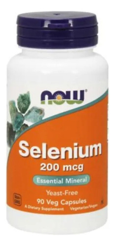 Selenio 200 Mcg 90 Caps Veganas Now Foods