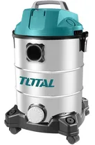 Comprar Aspiradora De Tacho Total 1300w Industrial, Seco Húmedo, Polvo Agua - Acero Inoxidable, Capacidad 30 Litros - Incluye Ruedas Y Accesorios - TVC13301